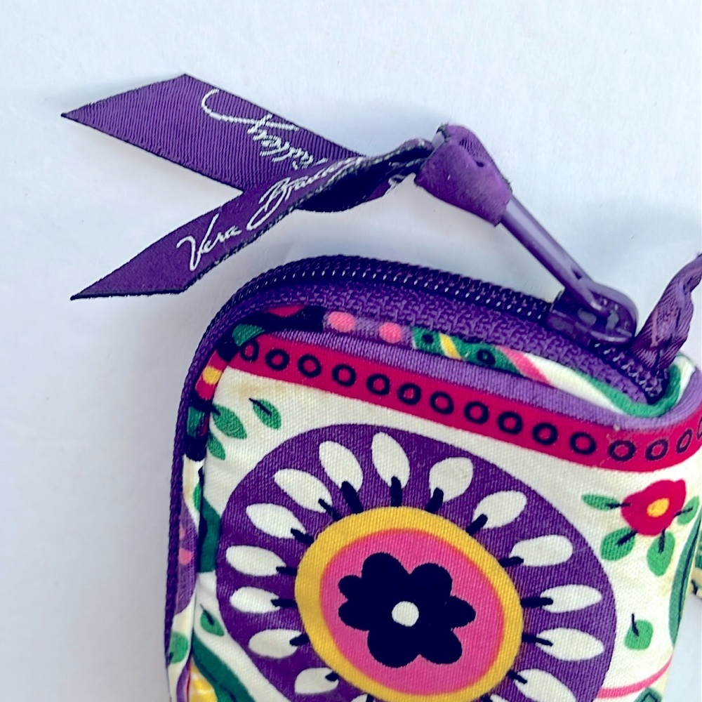 Vera Bradley Coin Pouch and Cord Wrap Set Floral Padded - Picture 4 of 9